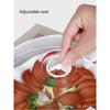 Microwave Splatter Cover for Food,Clear Microwave Splash Guard Cooker lid with Handle-10.5 inch diameter- clear
