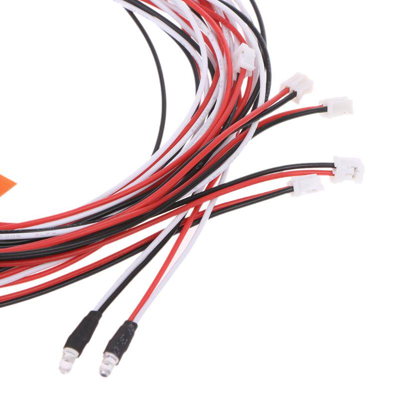 12-ламповый радиоуправляемый грузовик 1/10 светодиодный комплект освещения ТОРМОЗНАЯ ФАРА СИГНАЛ 2.4ghz PPM FM