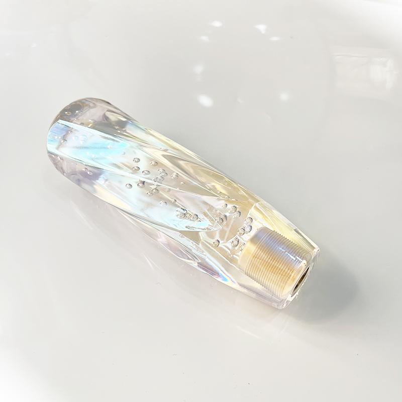 NEW 15cm Car Manual Shift Knob Acrylic Gear Shifter Head Shift Knob Stick Crystal Transparent Bubble Gear Shift Knob