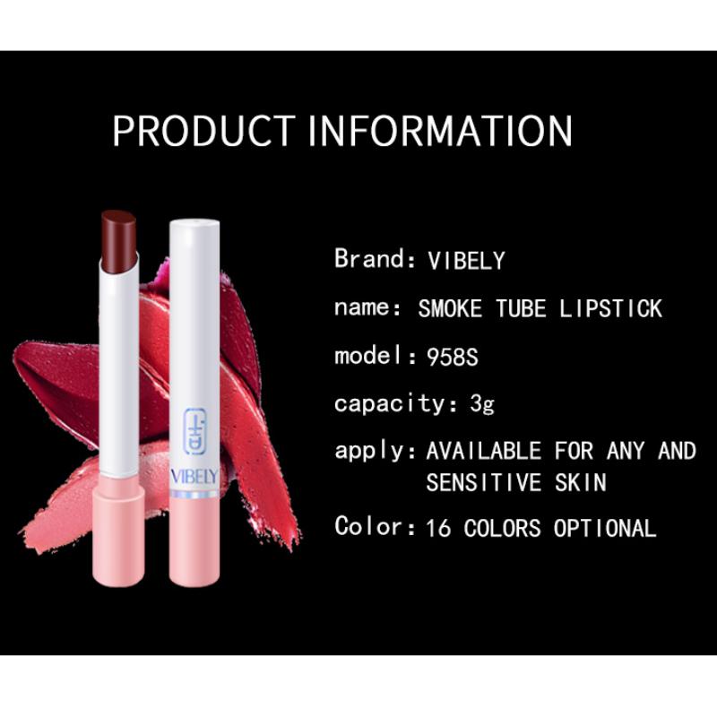 Женский макияж губ Сексуальная матовая стойкая водостойкая увлажняющая помада