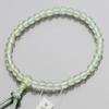 [Takita Buddhist Altar Shop] Women's Buddhist Prayer Beads, Green Onyx, 7mm Beads, Silk Odamaki Bonten Tassel, Prayer Beads Bag, Suitable for All
