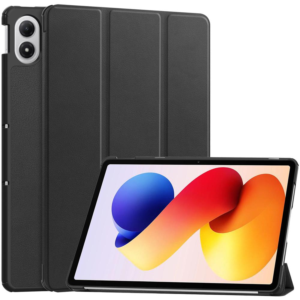 Чехол для Xiaomi Redmi Pad 2 Pro 12,1 дюйма 2025 года, кожаный, с тройным сгибом, магнитная крышка, Funda для POCO Pad M1 12,1" с функцией автосна
