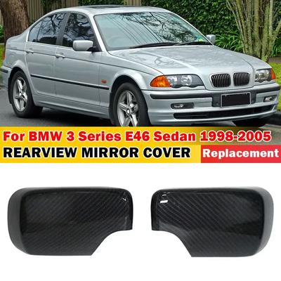 Для BMW 3 серии E46 1998-2005 E39 1996-2003 LHD Замена крышки бокового зеркала заднего вида Накладка крыла Внешний корпус зеркала заднего вида Отделка