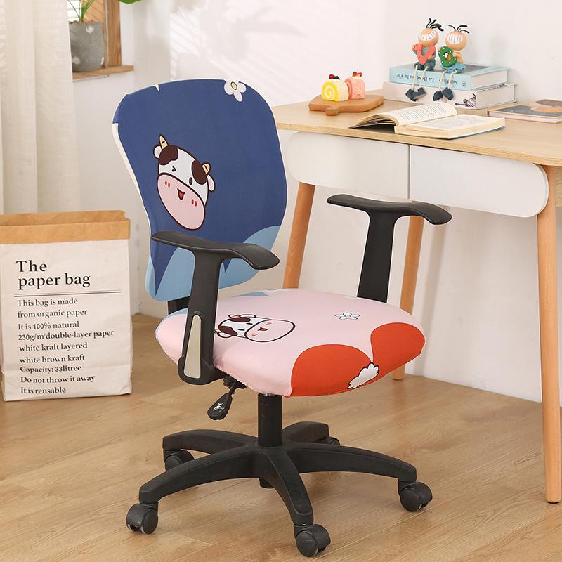 Эластичный получехол для офисного вращающегося кресла: Защита сиденья и спинки