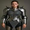 Medieval Lady Knight Cuirass Armor Steel SCA LARP Cosplay Costume Custom-Fit Heavy Duty Armor Gift