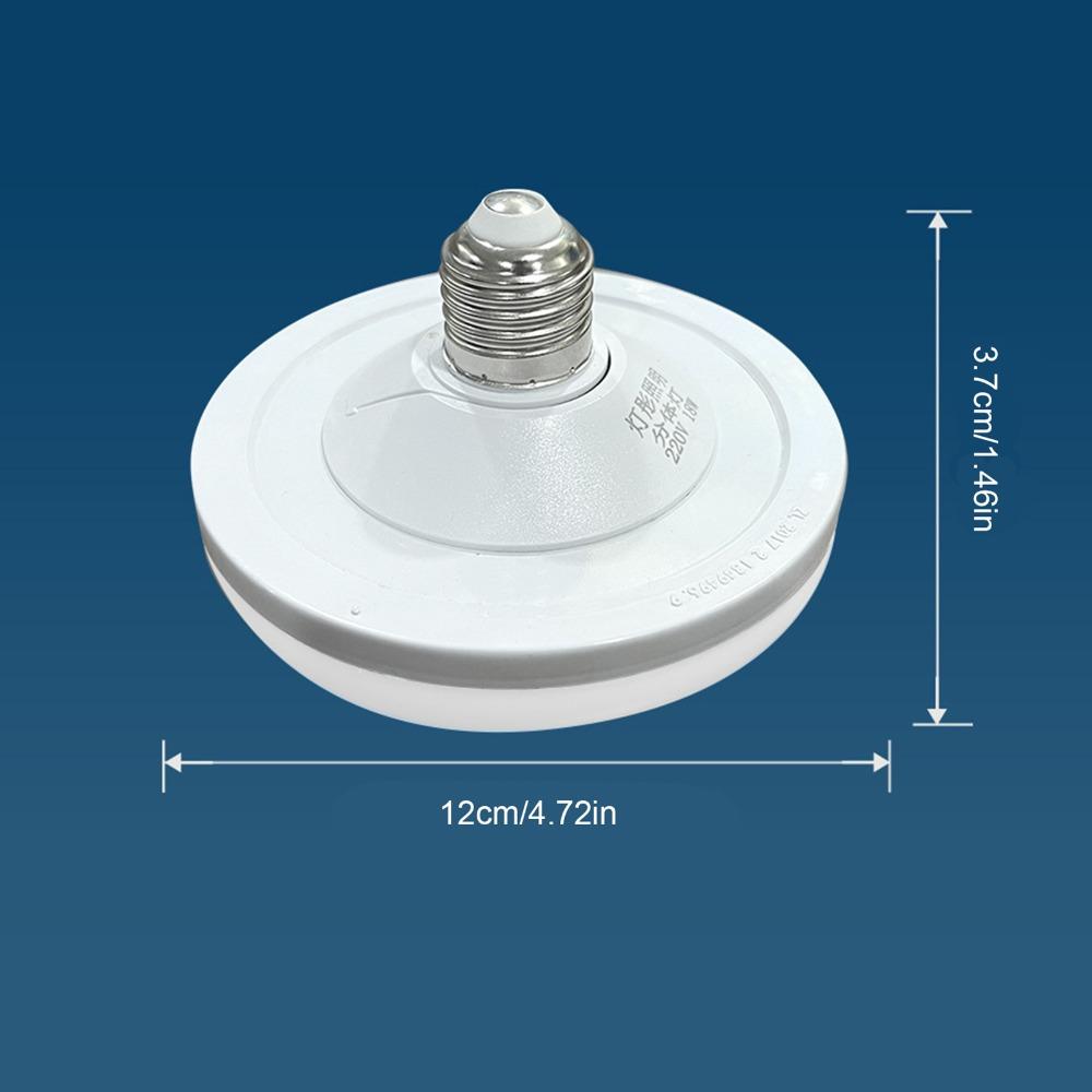 E27 Energy Saving Light Bulb White Color High Power LED Light Disc Light Bulb For Home Use