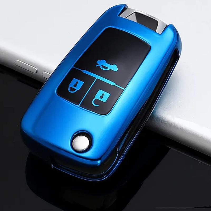 Мягкий чехол-брелок из ТПУ с дистанционным управлением для Chevrolet Camaro Cruze SS Sonic Spark Aveo Epica для Buick Lacrosse Encore GL8 Regal