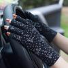 Женские перчатки с полупальцами и открытыми пальцами для верховой езды, короткие перчатки с защитой от ультрафиолета, ультратонкие перчатки из чистого хлопка для езды на велосипеде, защита от утечек пальцев, летняя защита от солнца