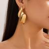 Geometric Water Drop Earrings: European and American Light Luxury Summer Jewelry for Women