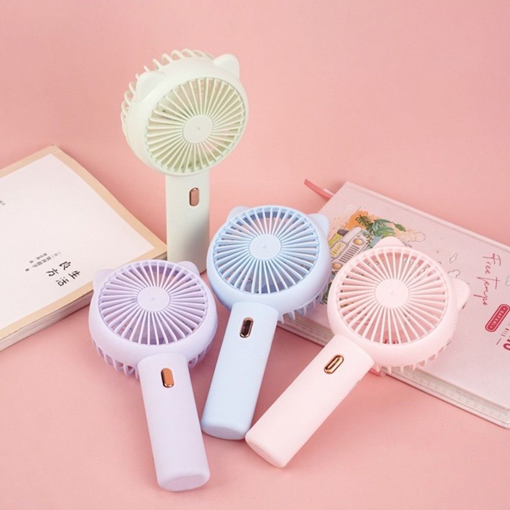 Battery-Powered Small Electric Fan Lightweight Cooling Fan Mini Handheld Fan  Outdoor Use