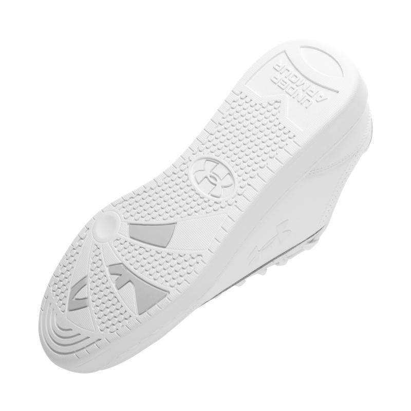 Under Armour St Court Удобные Универсальные Прочные Низкие Кроссовки для Повседневной Носки Мужские Кроссовки Белые 6005536-100