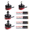 2205 2300KV Brushless Motor 4pcs Reverse Forward Rotating Motor and 4PCS 30A ESC for FPV RC Racing Drone Multicopter
