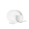 Luminarc Bow and Cloud Relief 14-Piece Ceramic Tableware Set