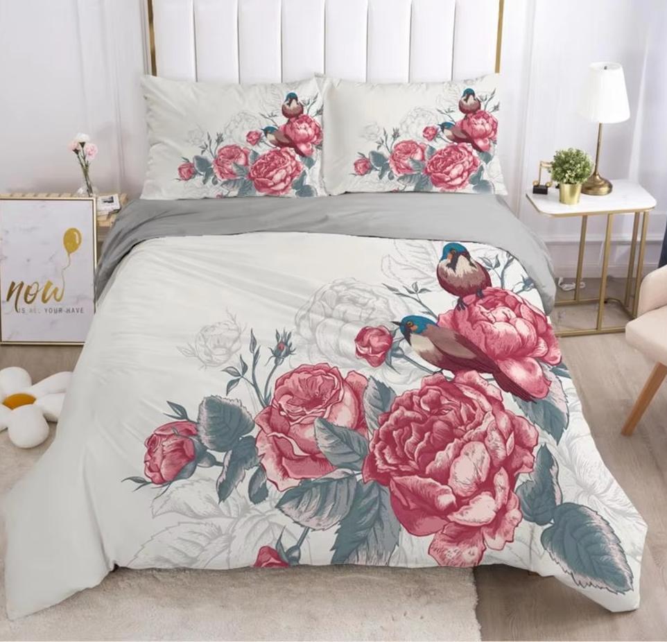 Comforter 3D Hd Quality Printed Queen King Size Home Decor Bedding Set For Women Coworker Gift 3 Piece Set With 2 S