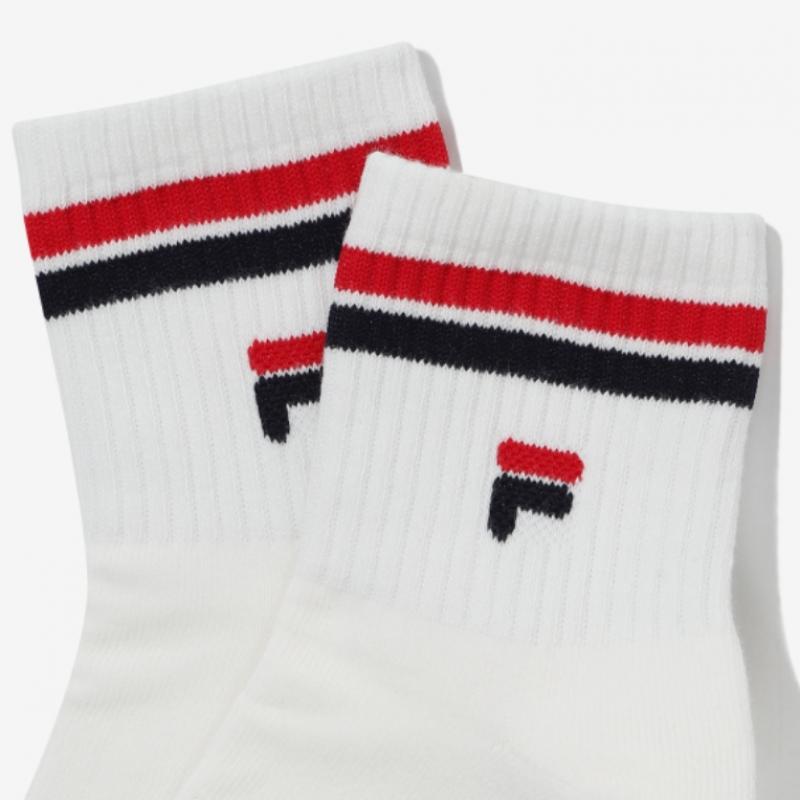 [Fila Kids] F Logo Long Neck Socks  Fk3scF5350x Owh  q0zFk3scF5350xOwh