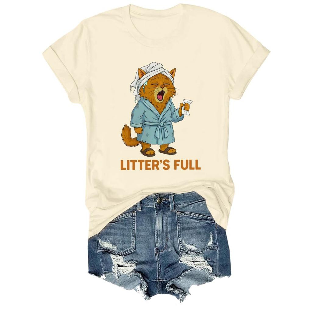 Женская и мужская унисекс модная футболка с принтом, круглым вырезом и коротким рукавом, пуловер