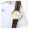 Casio Серия Часов-LTP Модные Повседневные Универсальные Простые Кварцевый Механизм Кожаный Ремешок Японские и Корейские MTP-V004GL-9A<P-V004GL-9A