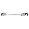 Double Head Ratchet Box Wrench Width Across Flats X Inch RMFWB-1416 7/16 1/2