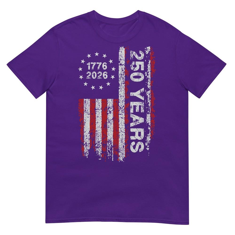 250 Years American Flag 250th Anniversary Usa Tshirt