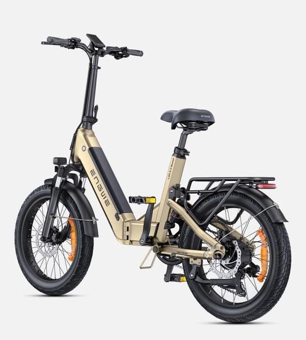 ENGWE L20 3.0 Boost 20*3.0 inch folding road electric-assist bicycle,48V13.5ah, 250W,maximum assisted range of up to 100km.