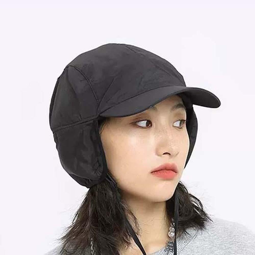Lightweight Earflaps Visor Hat Multi-functional Windproof Pilot Cap Ear Protection Ushanka Winter