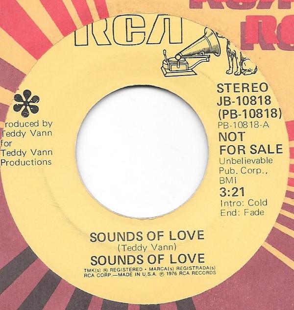 7-дюймовая пластинка SOUNDS OF LOVE Sounds Of Love The Early Age JB10818PROMO RCA 1976 US SoulFunk Б/у