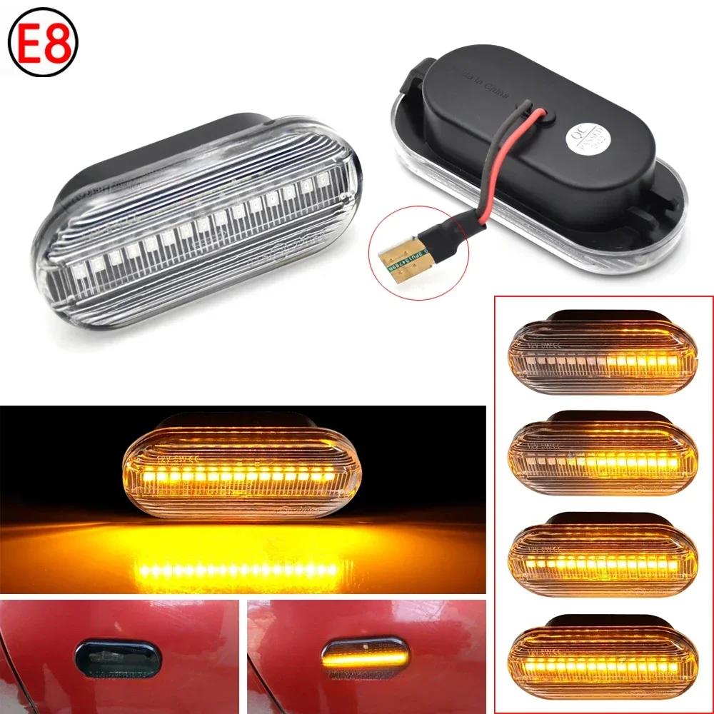 NEW 2pcs For SEAT Ibiza 6L Cordoba Toledo Leon MK1 MK2 LED Dynamic Side Marker Light Turn Signal Light for Octavia