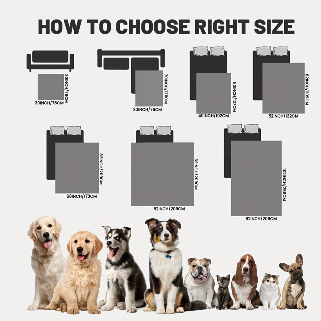 Водонепроницаемый и двусторонний чехол для собачьей кровати, одеяло для питомца, чехол для дивана, кушетки, протектор матраса, защита мебели для собаки, питомца, кошки