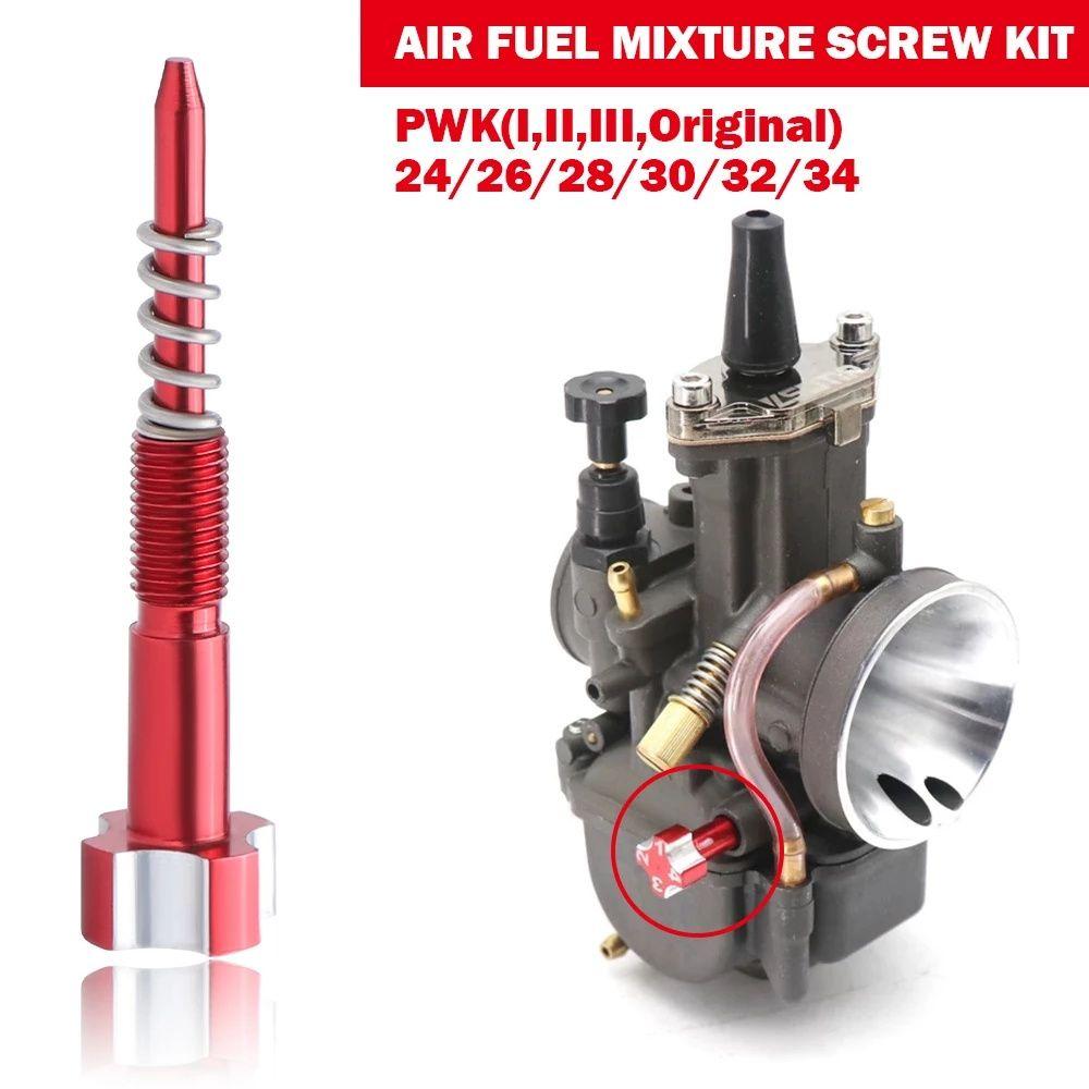 Для PWK 21 мм-34 мм подходит для PWK Carb Adjusting Screw Наборы винтов Карбюратор Воздушно-топливная смесь Винты