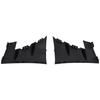A03E-1Pair 2058858402 Fog Light Frame Cover Bumper Cover Decorative Cover Replacement Parts For Mercedes-Benz W205 2058858502