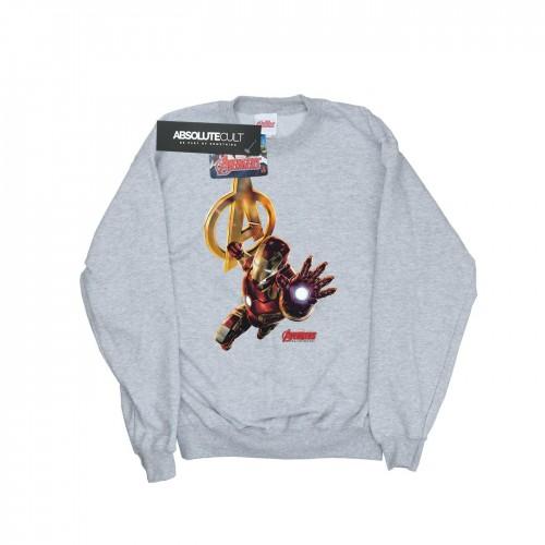 Marvel Boys Iron Man Pose Sweatshirt
