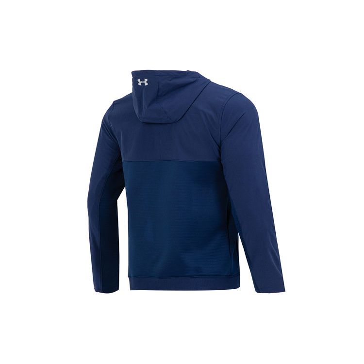 Under Armour Storm Daytona Fz Sports Casual Warm Hooded Jacket Men Jackets Blue 1373412-408