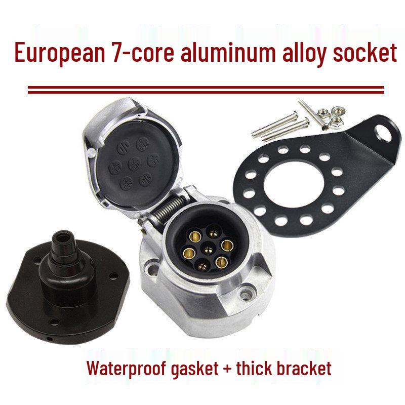 7-Pin RV Trailer Plug & 13-Pin Connector Socket