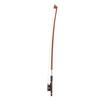 NUOBESTY 1/16 Scale Violin Bow with Wooden Round Stick and Natural Horsehair, Well-Balanced, Student Practice Replacement, 44 X 3 X 1.3 Cm, Assorted C