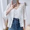 Sunscreen Clothes Blouse, Air-conditioned Shirt, Short Shawl, Short Coat, Thin Coat, Hollow Knitted Cardigan, New Summer Thin