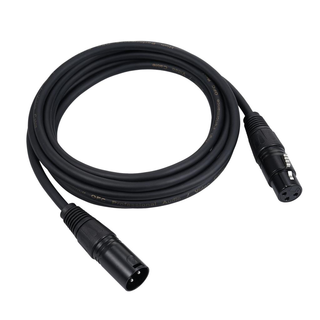DMX512 Signal Cable Canon Cable/Microphone Cable/Microphone Cable XLR Cable Black