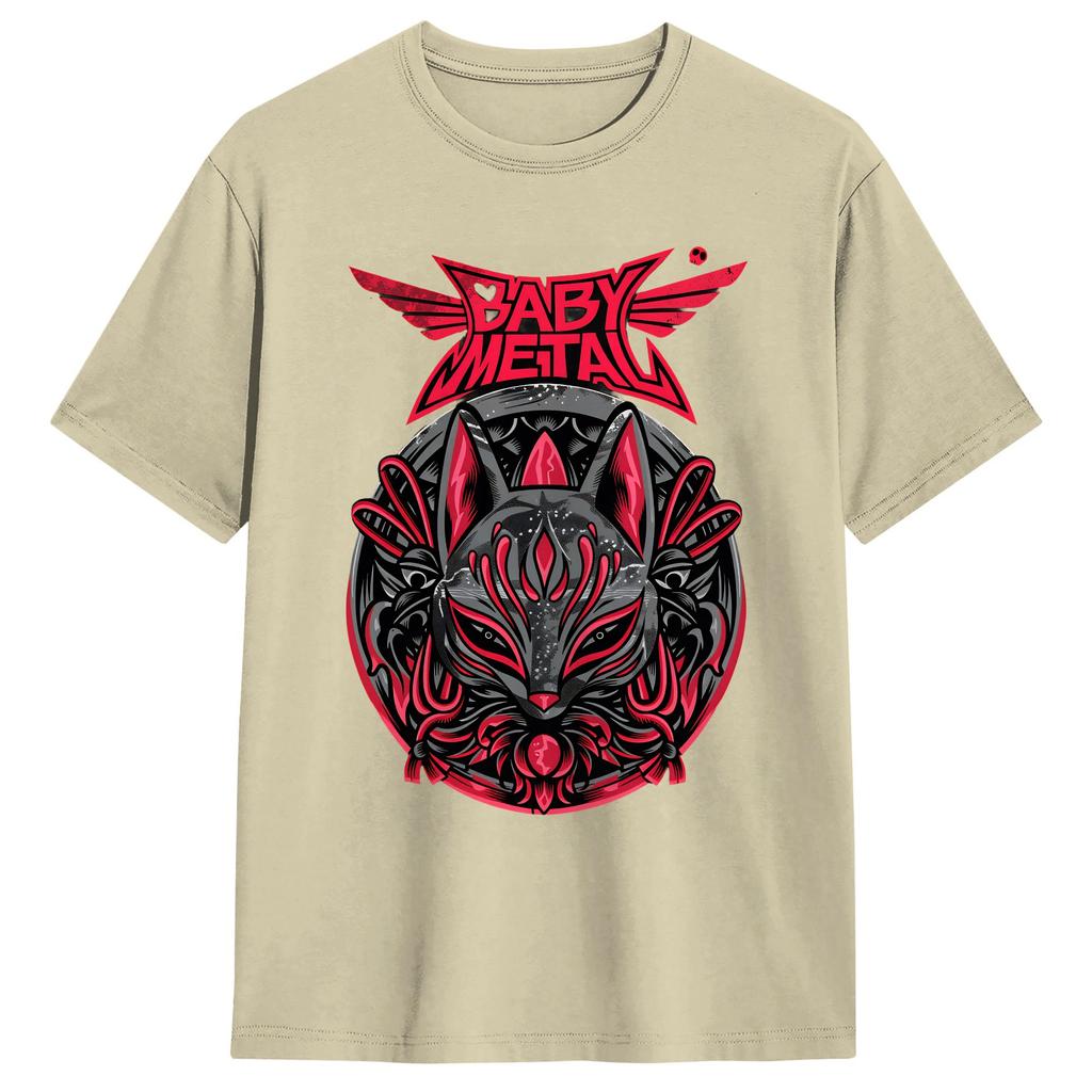 Babymetal World Tour 2026 Mens T Shirt Funny Tee Shirt Short Sleeve Round Collar TShirts 100 Cotton 4XL 5XL 6XL Clothing