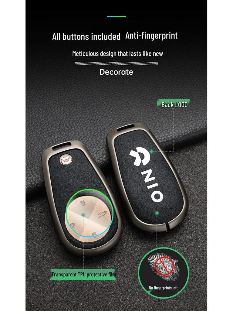 NIO ES6 Car Key Protective Case 2020 Model: EC6/ES8 Full Package Modification for Men