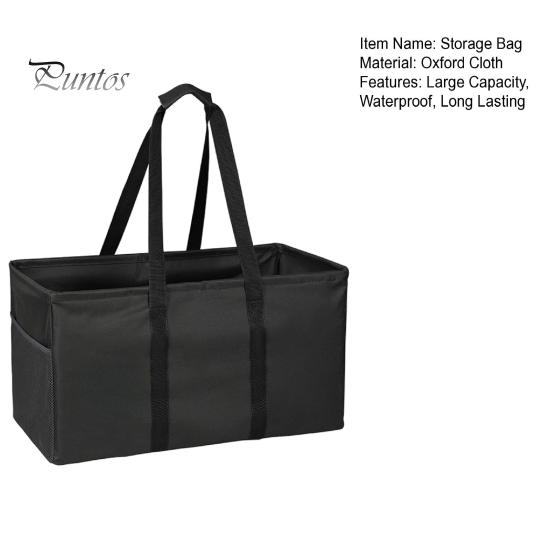 Многоразовая сумка для продуктов, складная хозяйственная сумка для покупок, вместительная, застежка-молния, водонепроницаемая, многофункциональная сумка-тоут с сетчатыми карманами