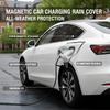 EV Charger Rain Cover Magnetic All Weather Protection Waterproof Charging Guard for Tesla Model 3 Y S X New Energy Car Ports