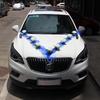 Свадебный автомобиль Украшение из цветов на капот - Креативный Эскорт Свадебный автомобиль Полный комплект