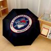 New York Rangers Print Auto 8?Ribs Folding Umbrella Wind Resistant Lightweight Automatic Umbrella For Daily Travel
