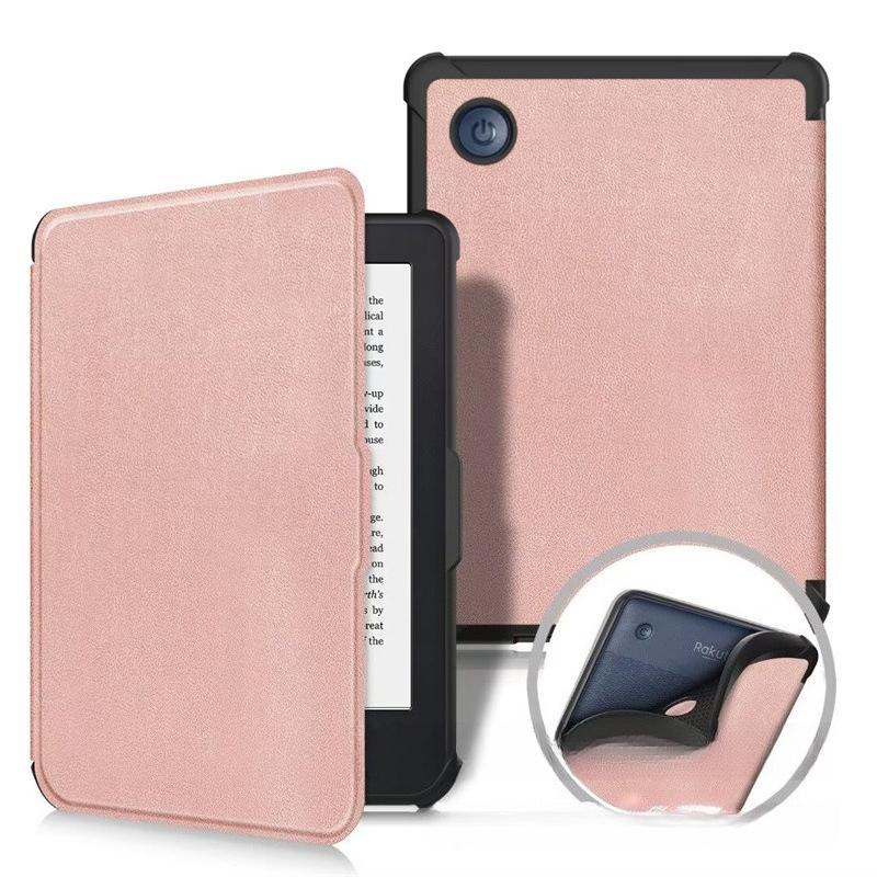 В наличии чехол-обложка для электронной книги Kobo Clara BW 2024, кожаный чехол для Kobo Clara Colour 2024 Clara 2E 2022 с функцией сна/пробуждения