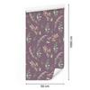 Painted Wild Flowers Wallpaper for Living Room and Bedroom 50x1000