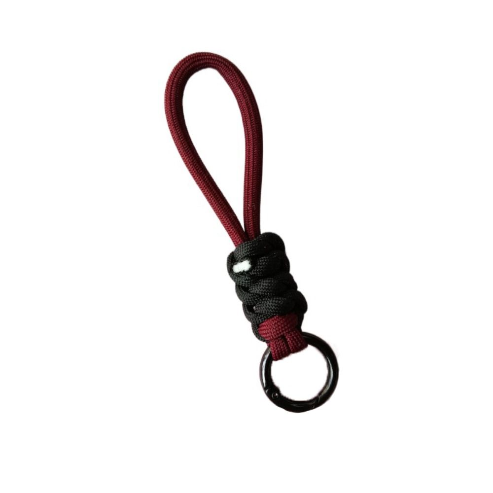 Брелок для ключей с защитой от потери, креативный плетеный шнурок, подвесной аксессуар