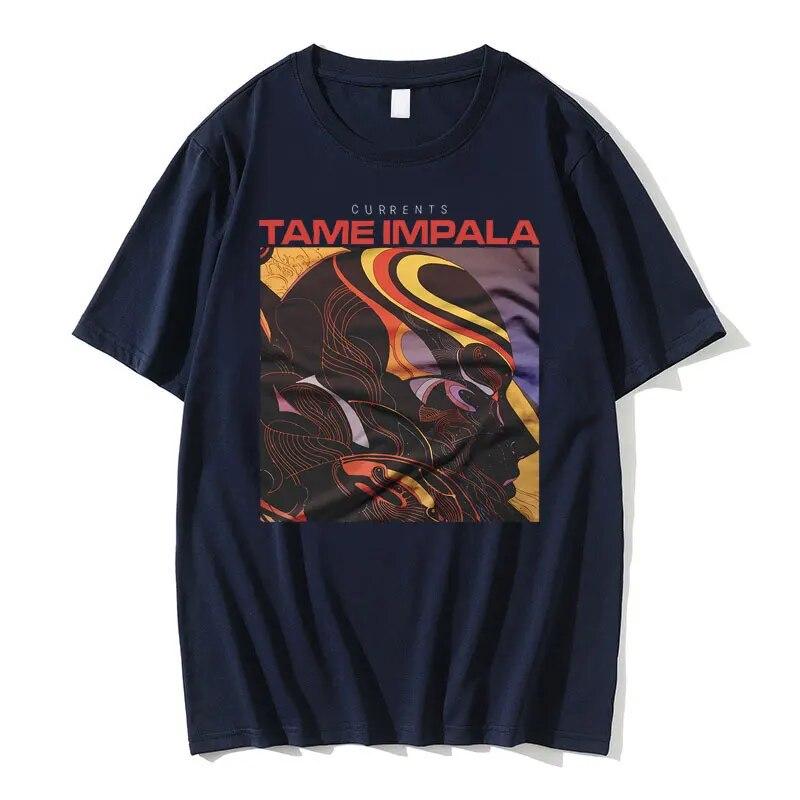 Tame Impala Графическая футболка Tame Arctic Monkeys футболка унисекс женская винтажная футболка в стиле Харадзюку в стиле панк унисекс хип-хоп большие футболки