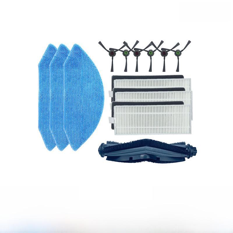 Аксессуары для робота Ecovacs U2/DGN22: Основная щетка, Боковая щетка, Фильтрующая ткань, HEPA, Роликовая щетка