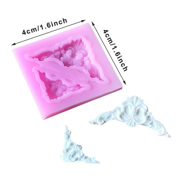 1 шт. Корона Рельефная рамка Силиконовая форма Формы для помадки Инструменты для украшения торта Формы для шоколадной мастики Инструмент для выпечки кондитерских изделий