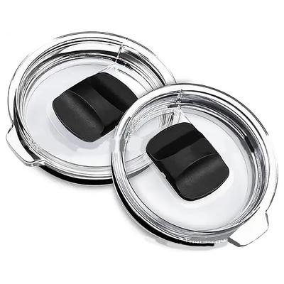 Крышка для кофейных кружек, крышки для чашек с водой для Rambler, 20 унций, 30 унций, крышка стакана для термоса, крышки для термобутылок, круглая пластиковая крышка для чашек