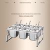Multi-grid Stainless Steel Telescopic Seasoning Rack